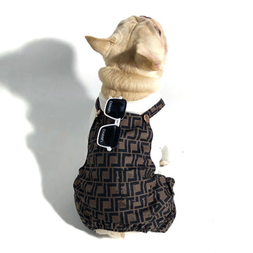 Luxury Designer Pet Dog Clothes Coat Small Medium Puppy French Bulldog Autumn Winter Plus Velvet Warm Coat Jacket  cat sweater