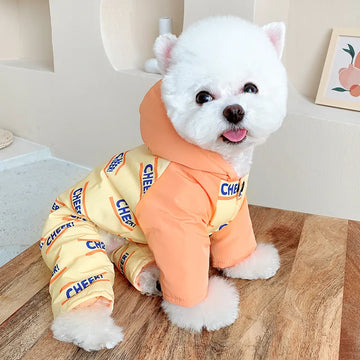 Winter Dog Jumpsuit Coat Jacket Puppy Small Dog Costume Outfit Warm Dog Clothes Yorkshire Pomeranian Poodle Schnauzer Clothing