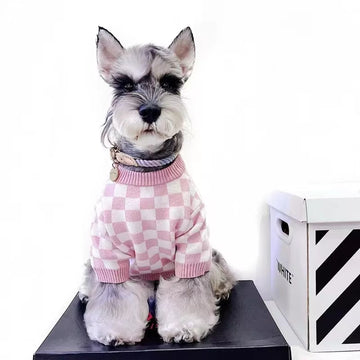 Fashion Pet Dog Clothes Winter Warm Plaid Pet Coat For Small Dogs French Bulldog Puppy Dog Clothing Chihuahua Clothe B1508