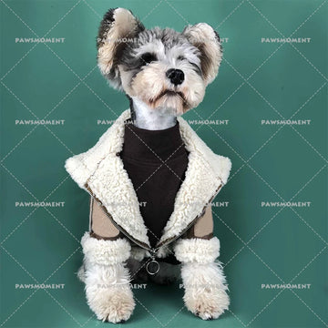 Winter Warm Puppy Jacket Pet Dog Clothes for Small Dogs Clothing Pug Thick Jacket French Bulldog Coat Yorkies Outfit B-029