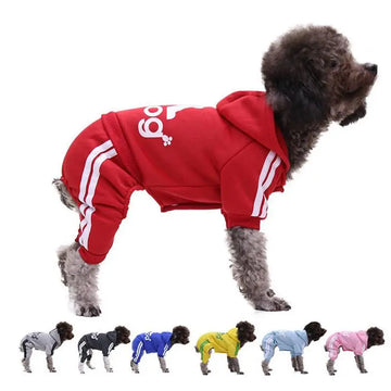 2023 Winter Pet Dog Clothes Dogs Hoodies Fleece Warm Sweatshirt Small Medium Large Dogs Jacket Clothing Pet Costume Dogs Clothes