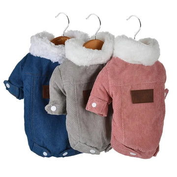 Dog Clothes Autumn Winter Puppy Pet Dog Coat Jacket For Small Medium Dogs Thicken Warm Chihuahua Yorkies Clothes Pets Clothing